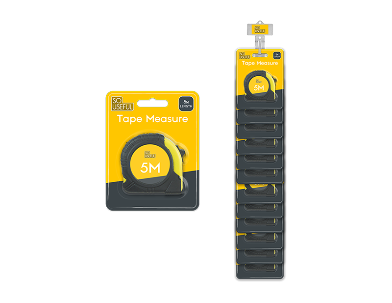 Wholesale Tape Measure 5m With Clip Strip