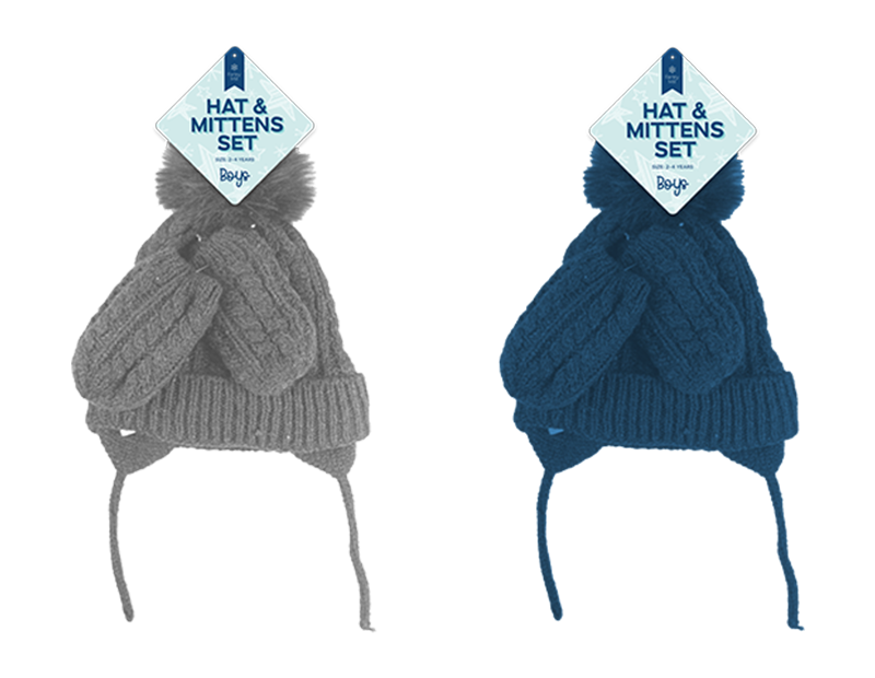 Boys hat and mittens sales