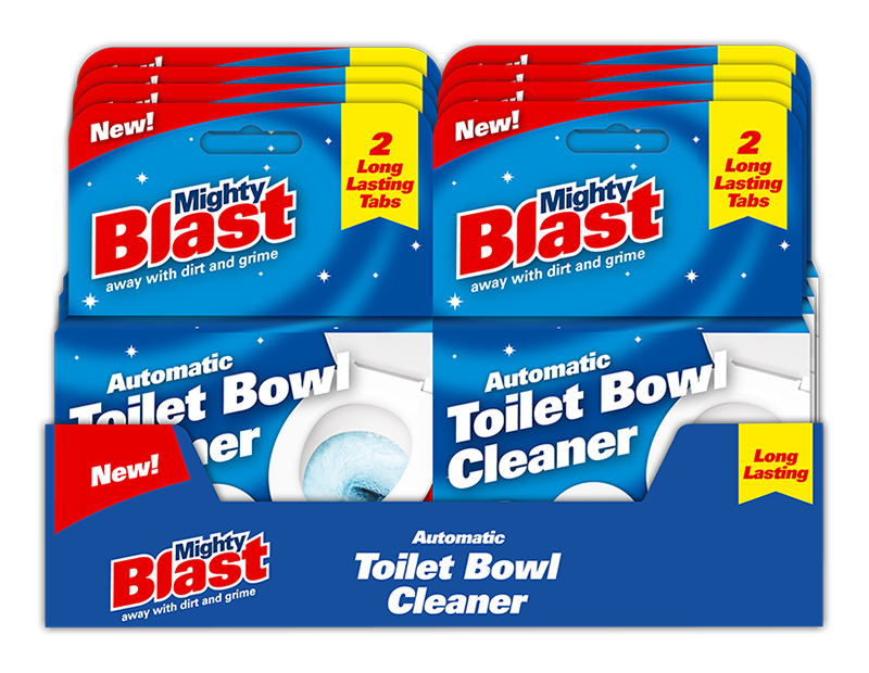 Toilet Bowl Cleaner Tablets - 2 Pack with PDQ