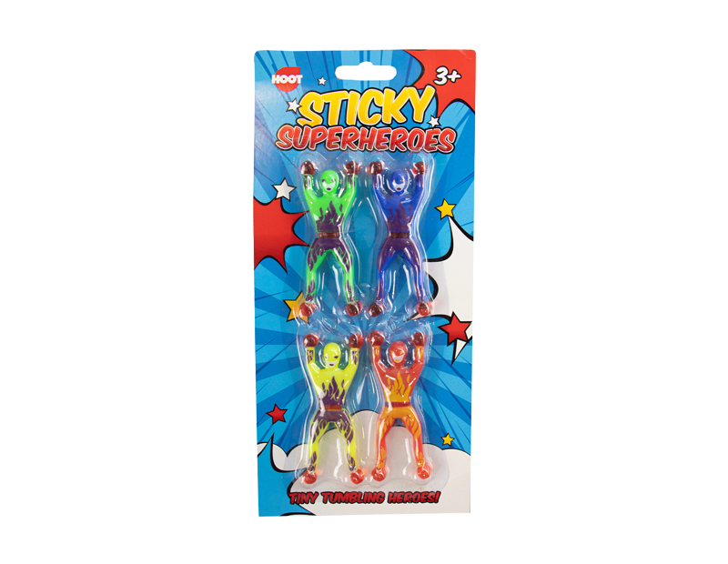 Sticky Superheroes - 4 Pack