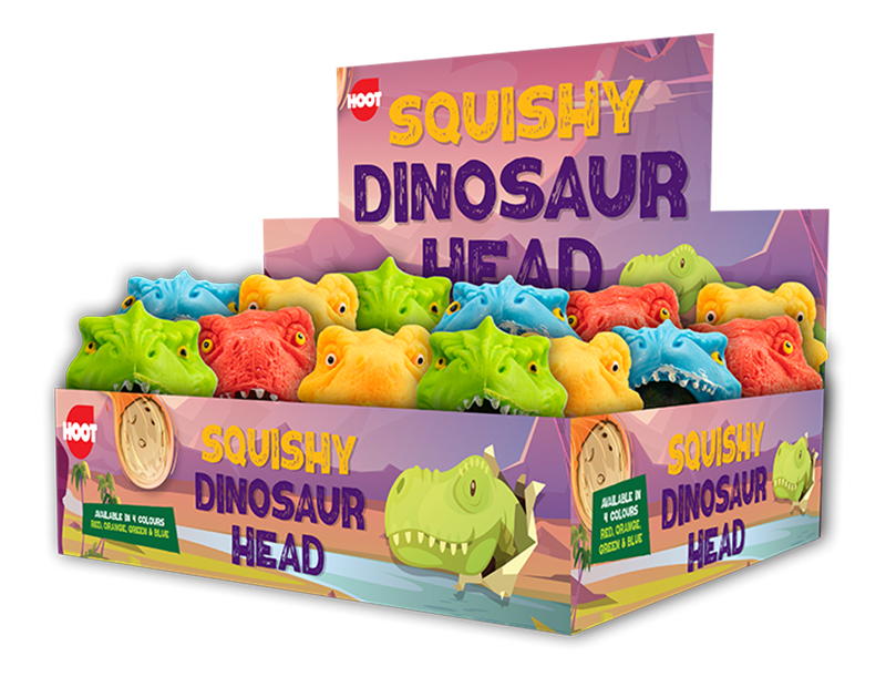 Wholesale Squishy Dinosaur Heads