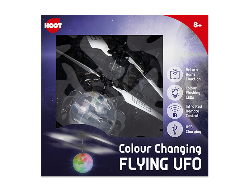 Colour Changing Flying UFO