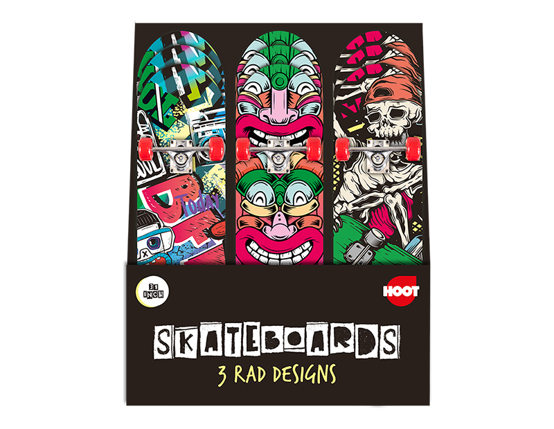 Kids Printed Skateboard 31" PDQ