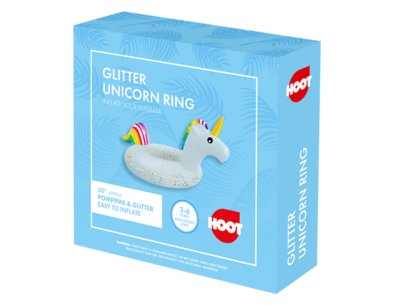 Kids Inflatable Unicorn Swim Ring