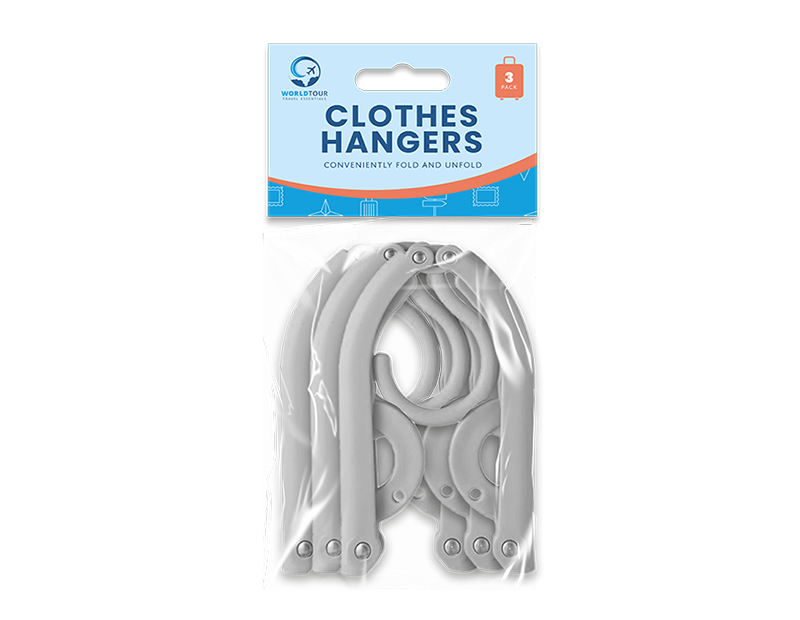Travel Clothes Hangers 3 Pack