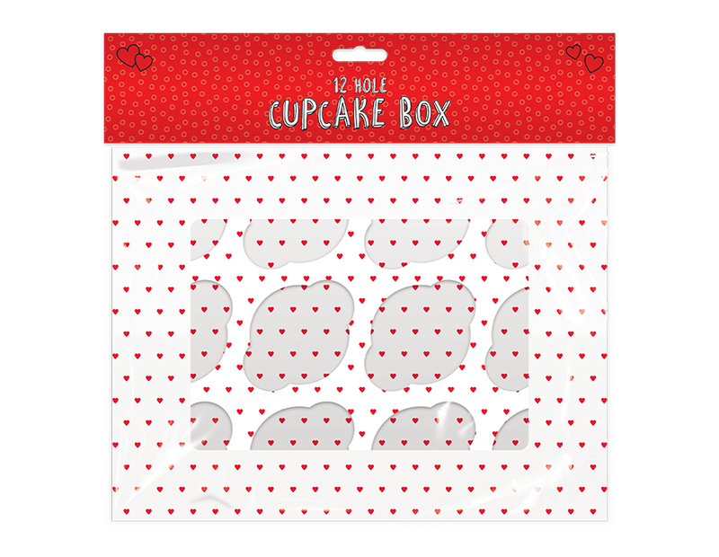 Valentine's Cupcake Box 12-Hole