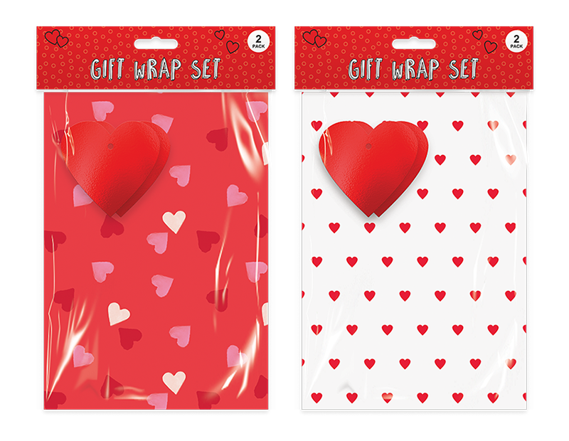 Valentine's Day Gift Wrap Pack