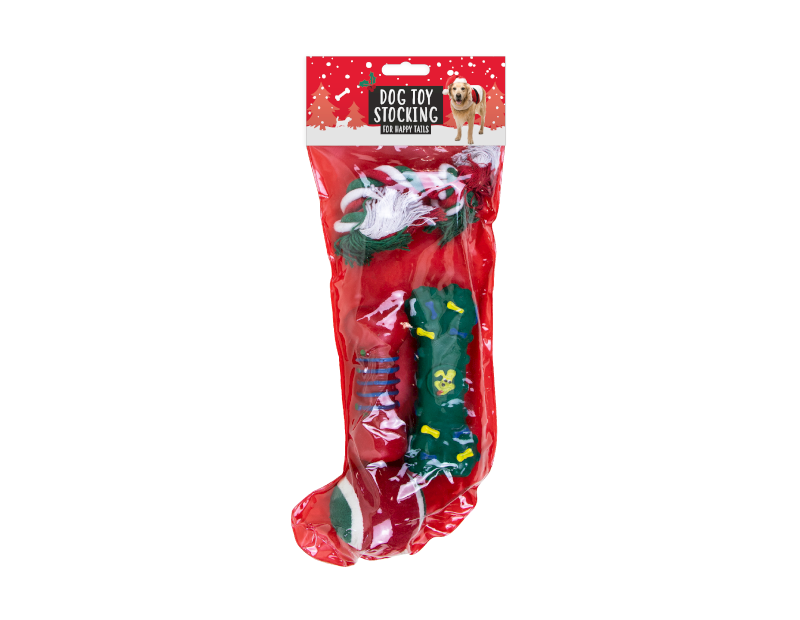 Christmas Dog Toy Stocking