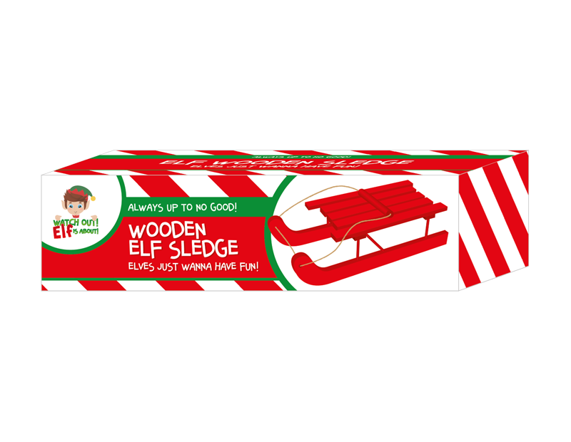 Elf Wooden Sledge