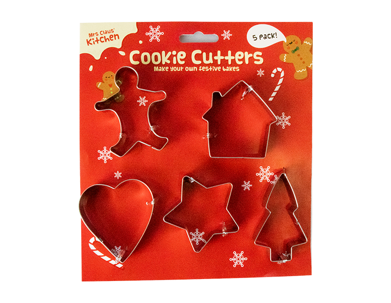 Xmas Cookie Cutters 5 Pack