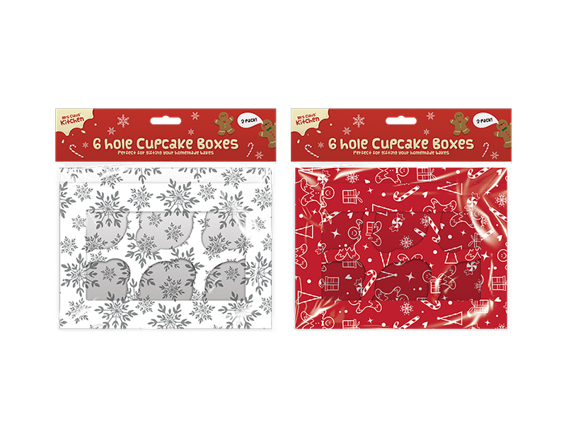 Wholesale Christmas Cupcake Boxes
