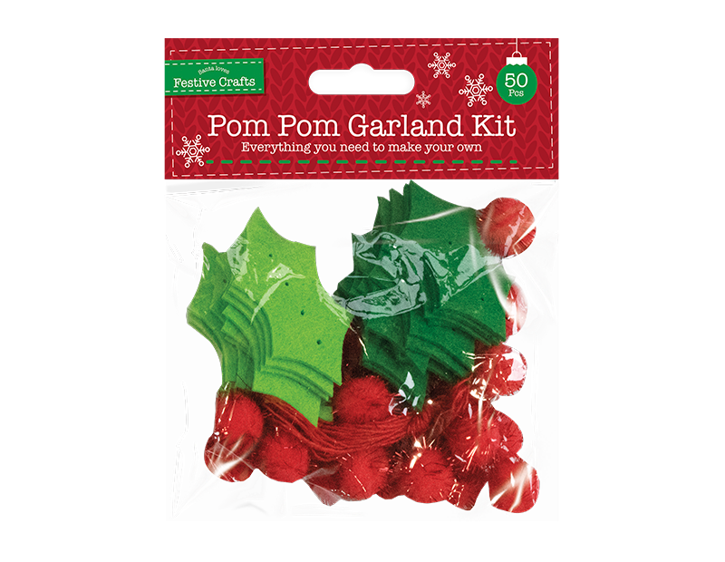 Make Your Own Felt Pom-Pom Garland Craft Kit