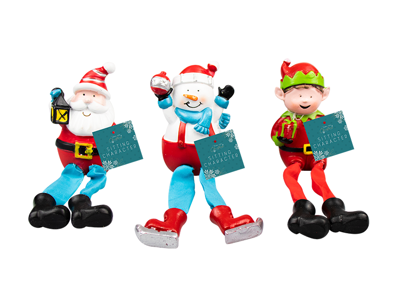 Wholesale Christmas Sitting Characters Bulk Buy Christmas Decorations