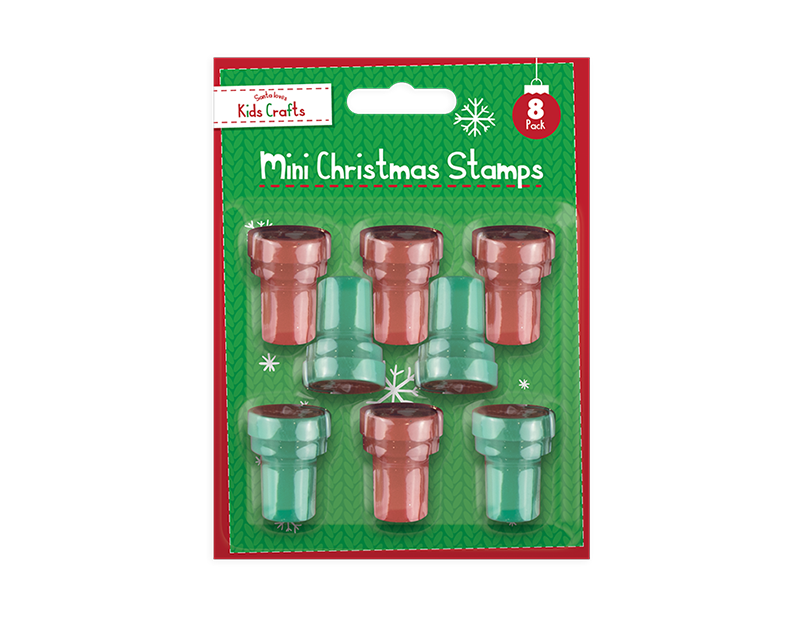 Mini Christmas Stamps 8pk