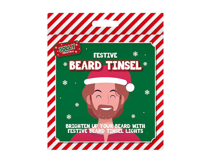 Wholesale Christmas Beard Tinsel Bulk Buy Christmas Dress Up