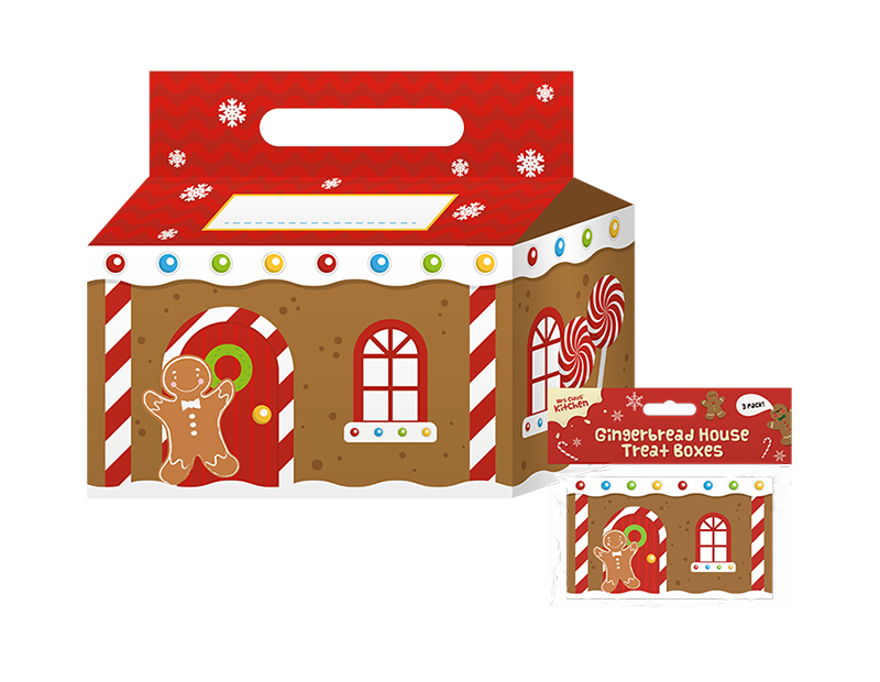 Wholesale Gingerbread House Treat Boxes Bulk Buy Christmas Kitchenware