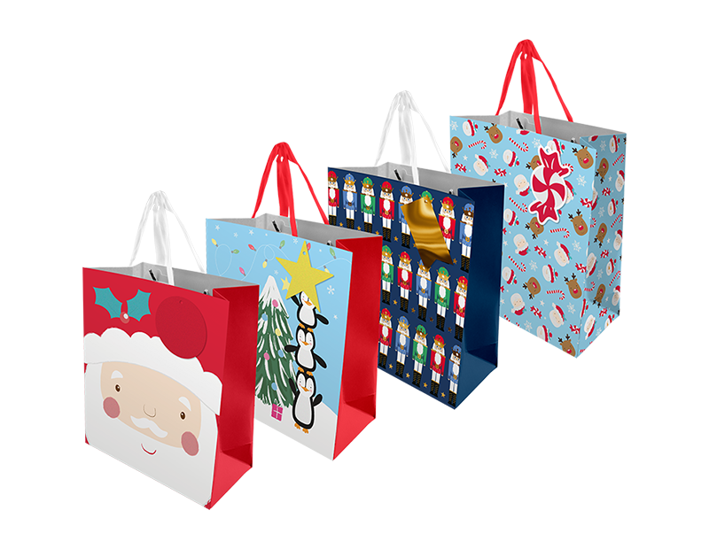 Wholesale Christmas Kraft Paper Bags Christmas Gift Bags Shopping Paper Bags   China Bag Hand Bag  MadeinChinacom